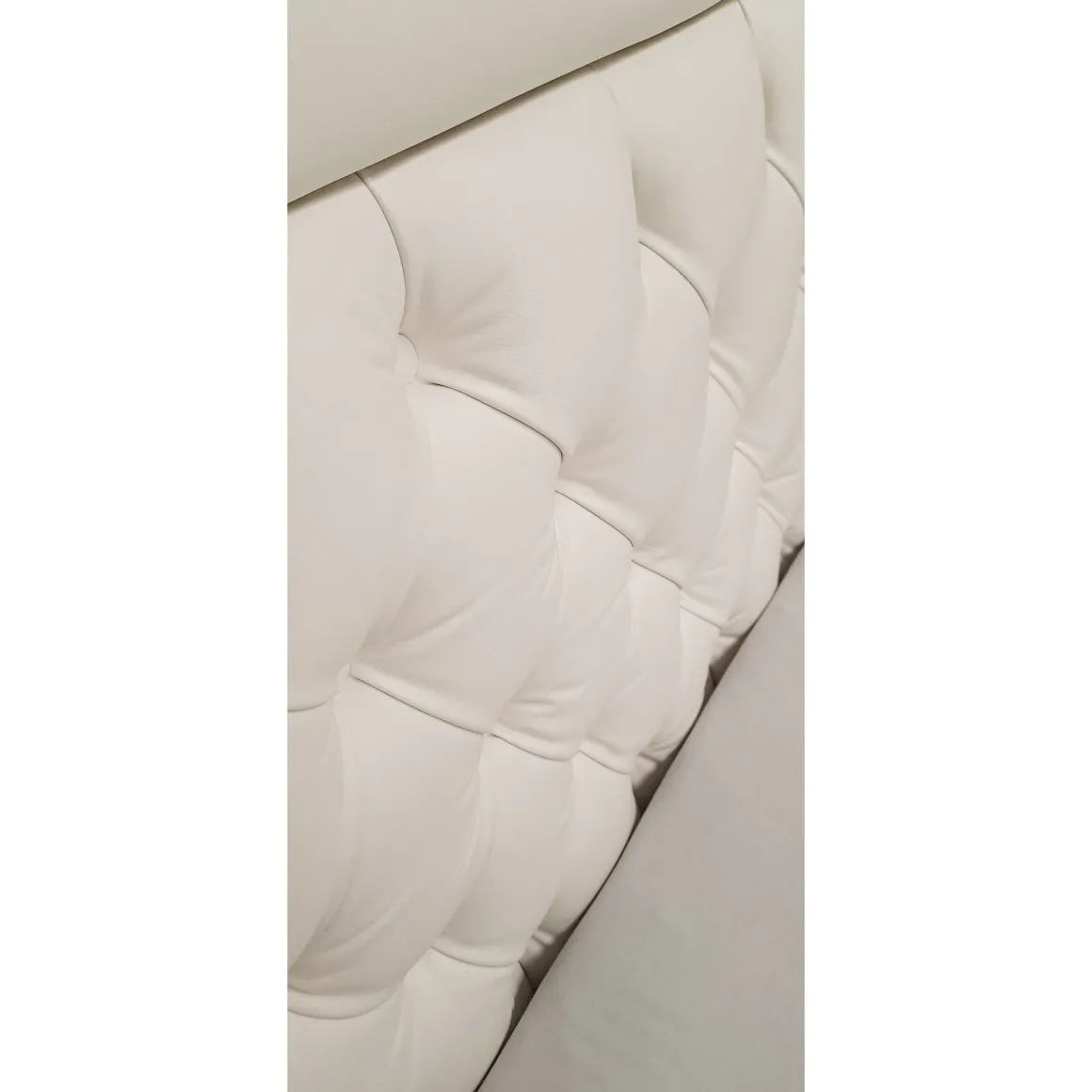 LETTO MATRIMONIALE CONTENITORE MOD. MARIA ANTONIETTA IN MICROFIBRA BIANCO