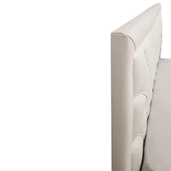 LETTO MATRIMONIALE CONTENITORE MOD. MARIA ANTONIETTA IN MICROFIBRA BIANCO
