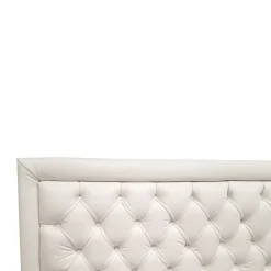 LETTO MATRIMONIALE CONTENITORE MOD. MARIA ANTONIETTA IN MICROFIBRA BIANCO