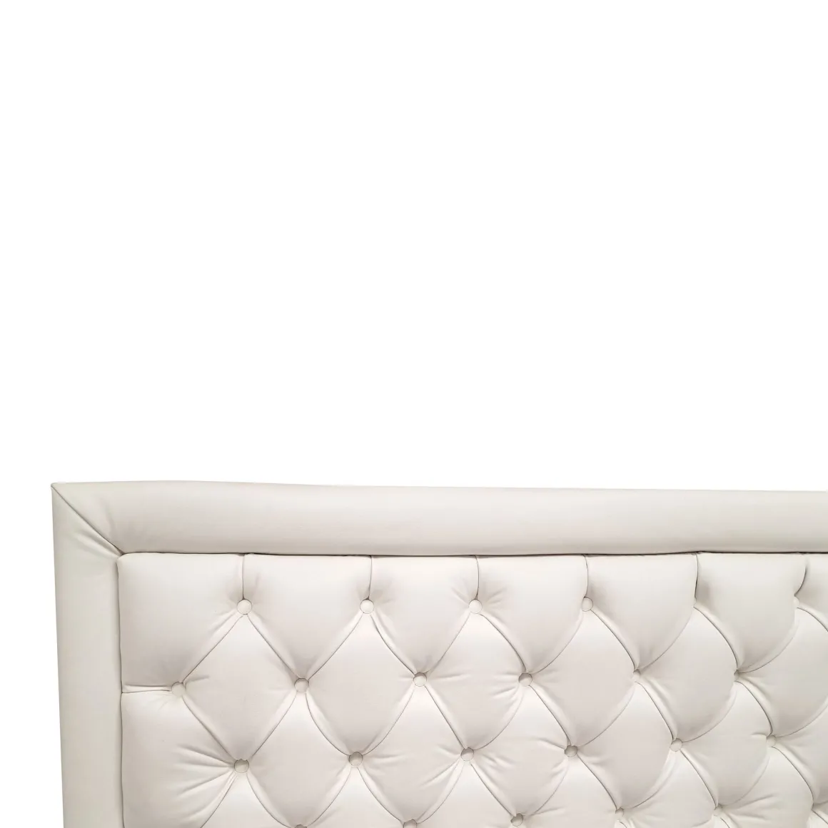 LETTO MATRIMONIALE CONTENITORE MOD. MARIA ANTONIETTA IN MICROFIBRA BIANCO