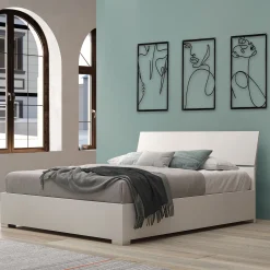 LETTO MATRIMONIALE CONTENITORE OLMO