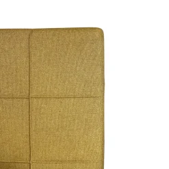LETTO 1 PIAZZA E MEZZA CONTENITORE IN TESSUTO SENAPE