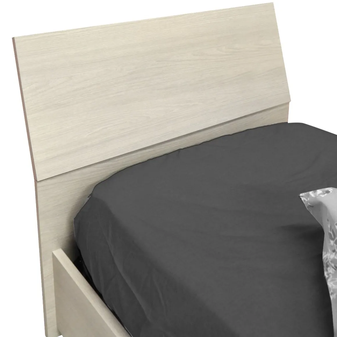 LETTO SINGOLO CON CONTENITORE OLMO