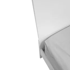 LETTO SINGOLO CON GIROLETTO BIANCO OPACO