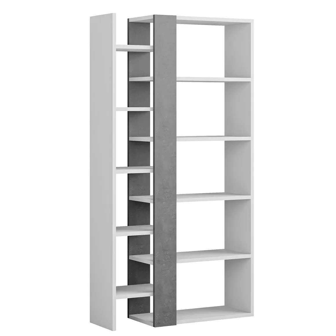 LIBRERIA LIFT BIANCO E RETRO GRAY: vendita online LIBRERIA LIFT BIANCO E RETRO GRAY in offerta