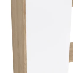 LIBRERIA MODELLO MAZE JACKSON HICKORY E BIANCO LUCIDO