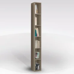 Libreria totem: libreria totem in laminato cemento