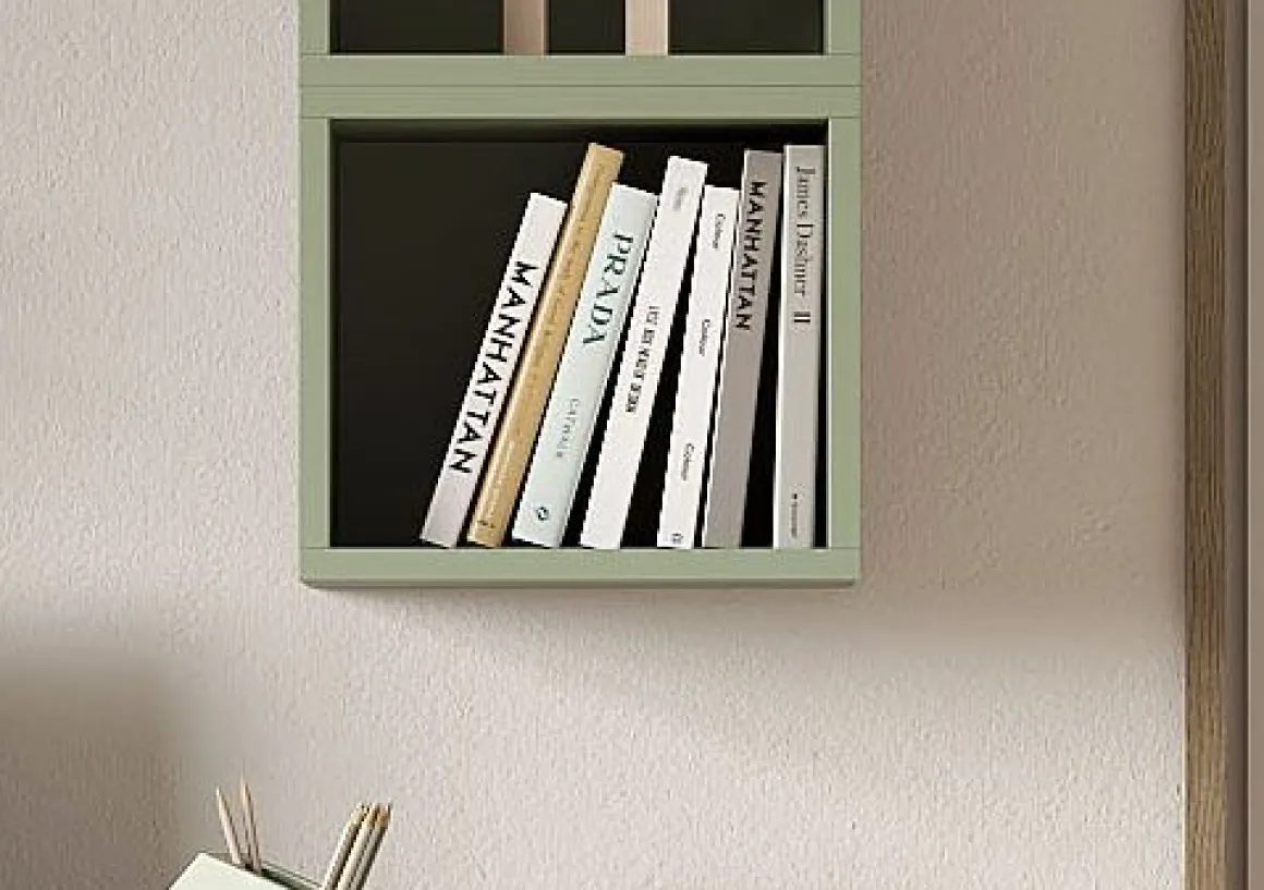LIBRERIA MOD. CUBO AGAVE: vendita online LIBRERIA MOD. CUBO AGAVE in offerta