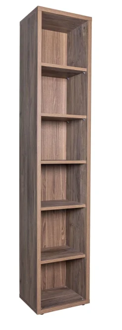 LIBRERIA MOD.DA VINCI CM 44X35,7 H. 217,2 NOCE BRERA: vendita online LIBRERIA MOD.DA VINCI CM 44X35,7 H. 217,2 NOCE BRERA in offerta
