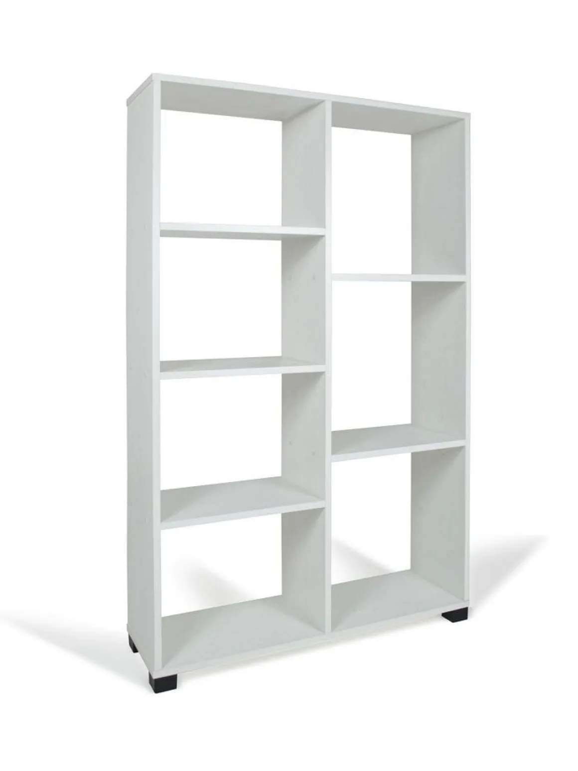 Libreria scaffale: libreria scaffale 7 vani in rovere sbiancato