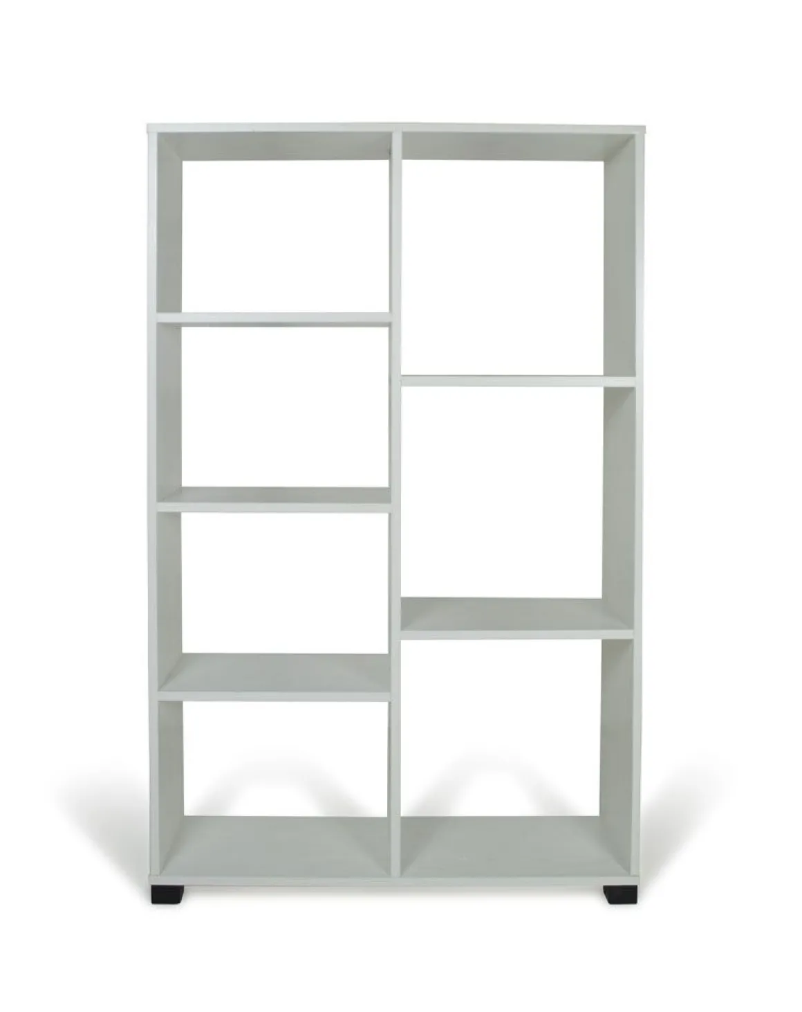 Libreria scaffale: libreria scaffale 7 vani in rovere sbiancato