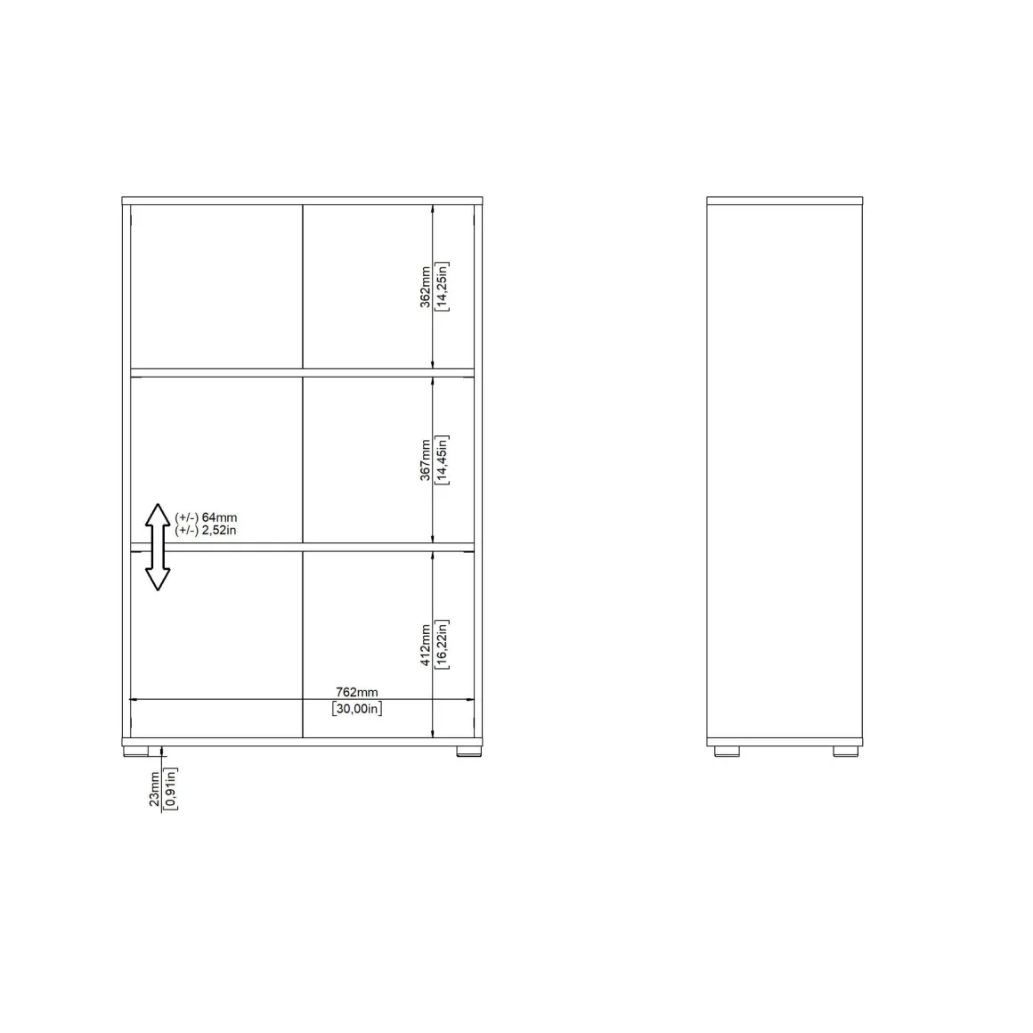 LIBRERIA SIGN CM 79.6X34.3 H. 123.6 GRIGIO OPACO: vendita online LIBRERIA SIGN CM 79.6X34.3 H. 123.6 GRIGIO OPACO in offerta
