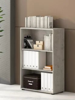 Libreria ufficio effetto cemento: libreria ufficio effetto cemento OMEGA