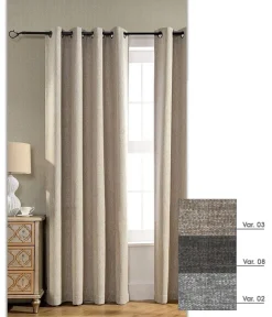 LINEA AMELIA - TELO CON OCCHIELLI IN POLIESTERE 140X290CM VARIANTE 03: vendita online LINEA AMELIA - TELO CON OCCHIELLI IN POLIESTERE 140X290CM VARIANTE 03 in offerta