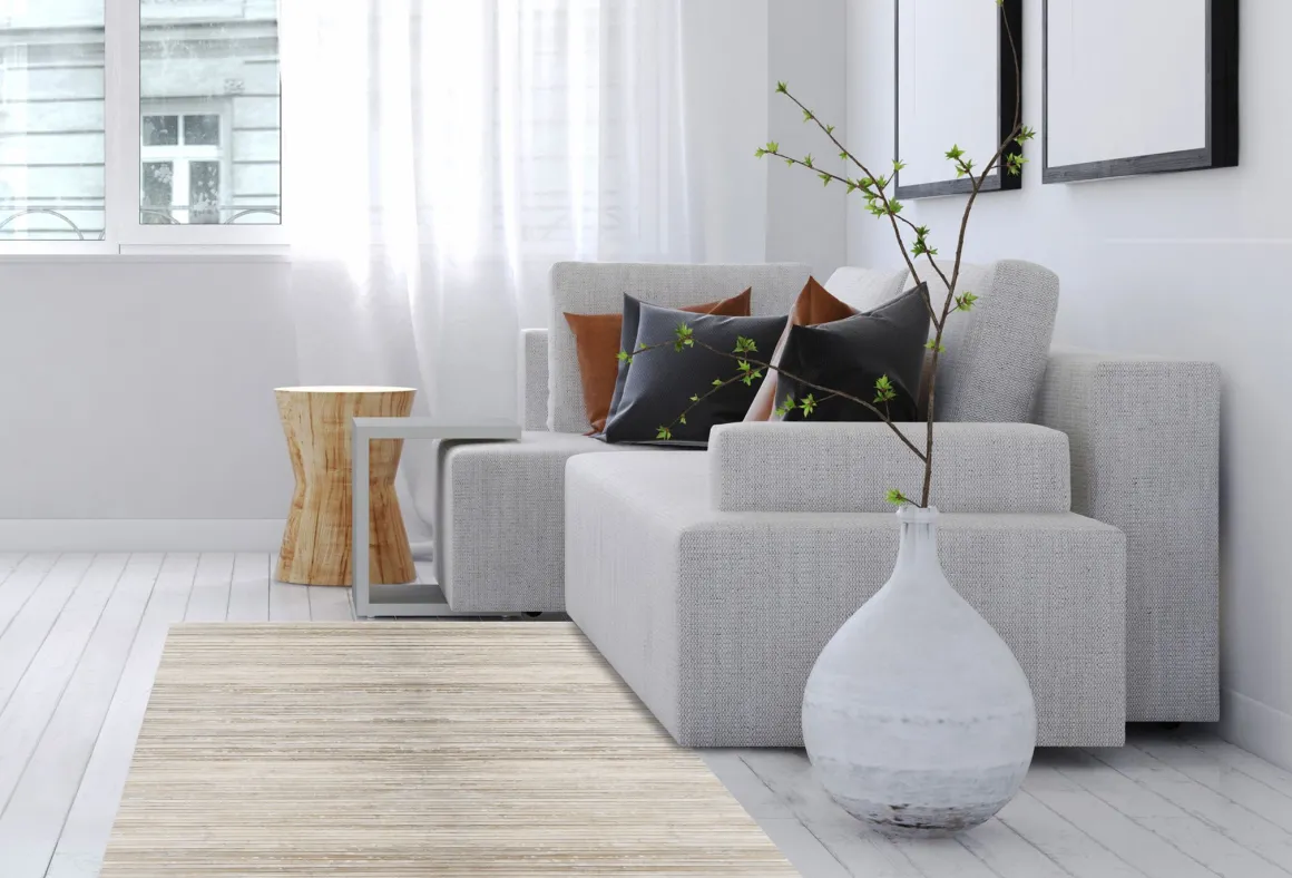 LINEA BAMBOO COOL - TAPPETO IN BAMBU' GESSO 140X200CM: vendita online LINEA BAMBOO COOL - TAPPETO IN BAMBU' GESSO 140X200CM in offerta