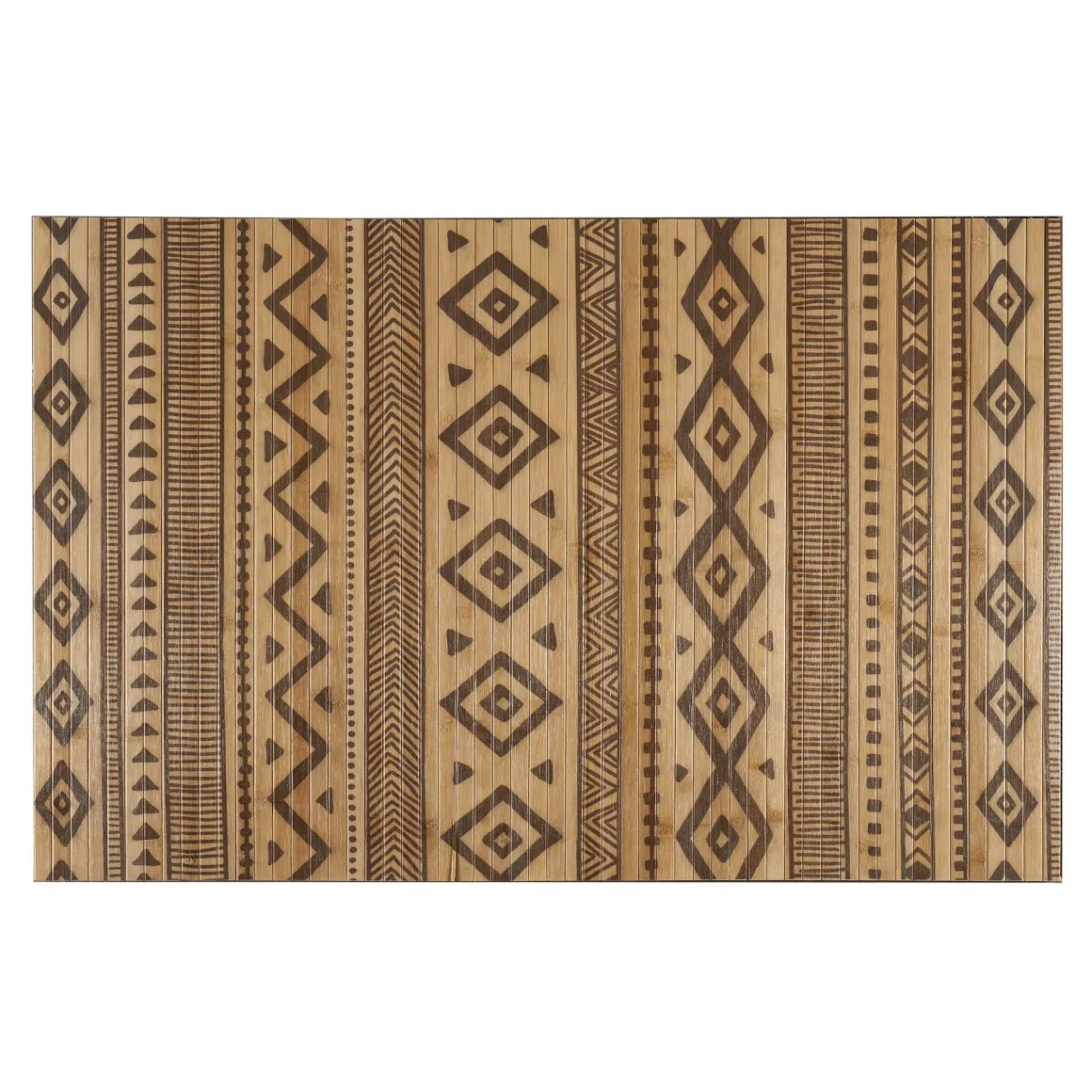 LINEA BAMBOO COOL - TAPPETO IN BAMBU' ETNIC NATURAL 60X90CM: vendita online LINEA BAMBOO COOL - TAPPETO IN BAMBU' ETNIC NATURAL 60X90CM in offerta