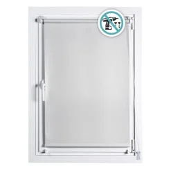 LINEA CLIP&FIX - TENDA A RULLO OSCURANTE AVORIO 60X180CM: vendita online LINEA CLIP&FIX - TENDA A RULLO OSCURANTE AVORIO 60X180CM in offerta