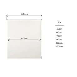 LINEA CLIP&FIX - TENDA A RULLO OSCURANTE AVORIO 60X180CM: vendita online LINEA CLIP&FIX - TENDA A RULLO OSCURANTE AVORIO 60X180CM in offerta