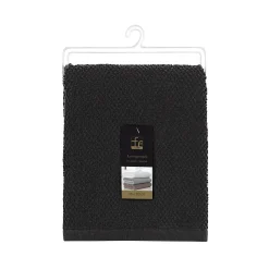 LINEA GOLD - ASCIUGAMANO VISO 55X100CM NERO : vendita online LINEA GOLD - ASCIUGAMANO VISO 55X100CM NERO in offerta