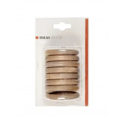 LINEA IDEAS WOOD - SET 8 ANELLI IN LEGNO COLORE FRASSINO: vendita online LINEA IDEAS WOOD - SET 8 ANELLI IN LEGNO COLORE FRASSINO in offerta
