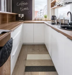 LINEA LIVING DEC - TAPPETO IN VINILE STRISCE CAMMELLO 60X90CM: vendita online LINEA LIVING DEC - TAPPETO IN VINILE STRISCE CAMMELLO 60X90CM in offerta