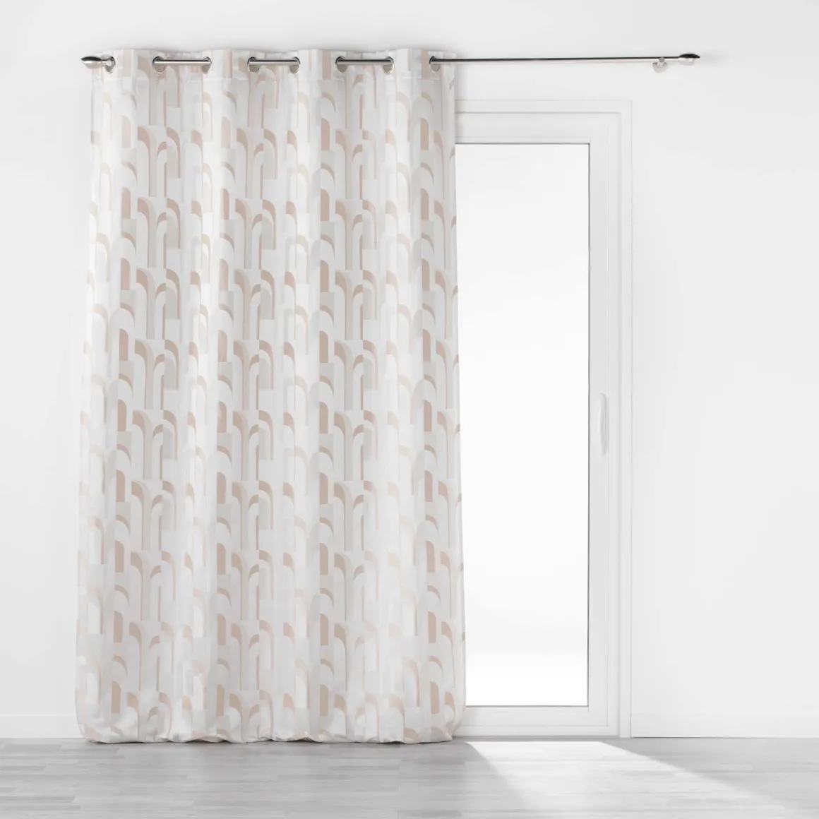 LINEA MEDICIS - TENDA JACQUARD CON OCCHIELLI 140X260CM NATURALE: vendita online LINEA MEDICIS - TENDA JACQUARD CON OCCHIELLI 140X260CM NATURALE in offerta