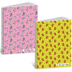 LINEA PATTERN - QUADERNO AD ANELLI 60 FOGLI A4+ QUADRETTI ASSORTITO : vendita online LINEA PATTERN - QUADERNO AD ANELLI 60 FOGLI A4+ QUADRETTI ASSORTITO in offerta