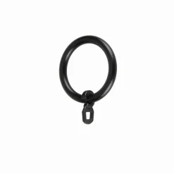 LINEA ANTIQUE - SET 8 ANELLI PER TENDA IN METALLO COLORE NERO : vendita online LINEA ANTIQUE - SET 8 ANELLI PER TENDA IN METALLO COLORE NERO in offerta