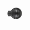 LINEA ANTIQUE - SET 2 FINALI PER TENDA MOD. SFERA COLORE NERO: vendita online LINEA ANTIQUE - SET 2 FINALI PER TENDA MOD. SFERA COLORE NERO in offerta