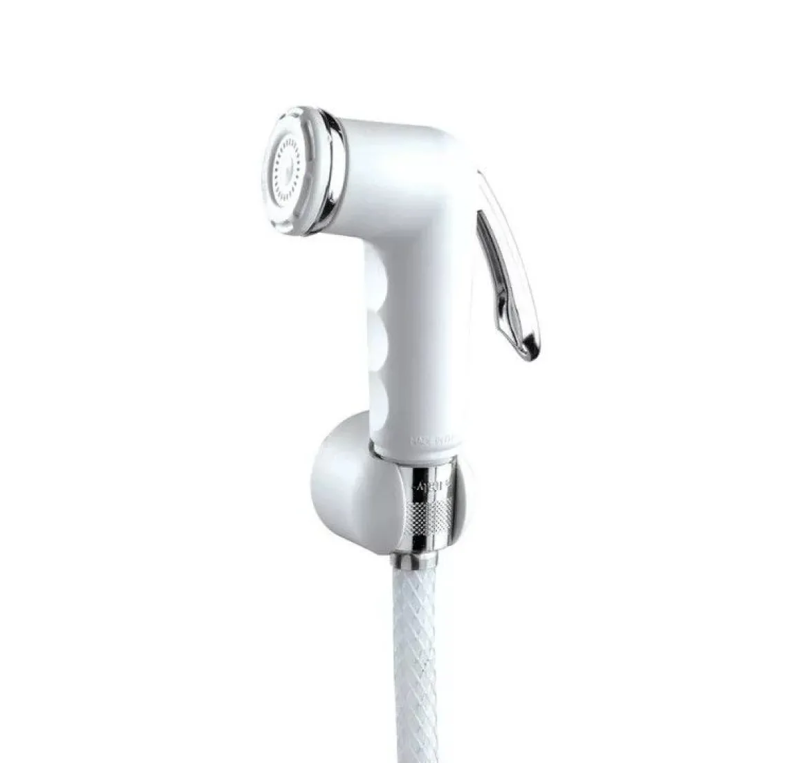 LINEA ARIEL - SET DOCCETTA WC 2 GETTI BIANCO E CROMO