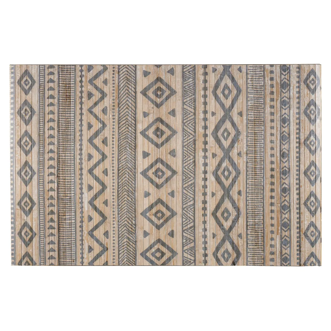LINEA BAMBOO COOL - TAPPETO IN BAMBU' ETNIC BIANCO-GRIGIO 140X200CM: vendita online LINEA BAMBOO COOL - TAPPETO IN BAMBU' ETNIC BIANCO-GRIGIO 140X200CM in offerta
