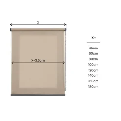 LINEA CALM - TENDA A RULLO FILTRANTE CAMMELLO 140X250CM: vendita online LINEA CALM - TENDA A RULLO FILTRANTE CAMMELLO 140X250CM in offerta