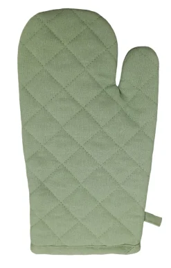 LINEA CHOU - GUANTO FORNO IN COTONE CM 18X32 TRAPUNTATO VERDE: vendita online LINEA CHOU - GUANTO FORNO IN COTONE CM 18X32 TRAPUNTATO VERDE in offerta