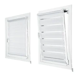 LINEA CLIP&FIX - TENDA NOTTE E GIORNO BIANCA 60X180CM: vendita online LINEA CLIP&FIX - TENDA NOTTE E GIORNO BIANCA 60X180CM in offerta