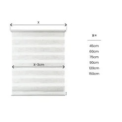 LINEA CLIP&FIX - TENDA NOTTE E GIORNO LINO 75X180CM: vendita online LINEA CLIP&FIX - TENDA NOTTE E GIORNO LINO 75X180CM in offerta