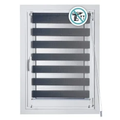 LINEA CLIP&FIX - TENDA NOTTE E GIORNO ARGENTO 60X180CM: vendita online LINEA CLIP&FIX - TENDA NOTTE E GIORNO ARGENTO 60X180CM in offerta