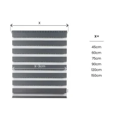 LINEA CLIP&FIX - TENDA NOTTE E GIORNO ARGENTO 60X180CM: vendita online LINEA CLIP&FIX - TENDA NOTTE E GIORNO ARGENTO 60X180CM in offerta