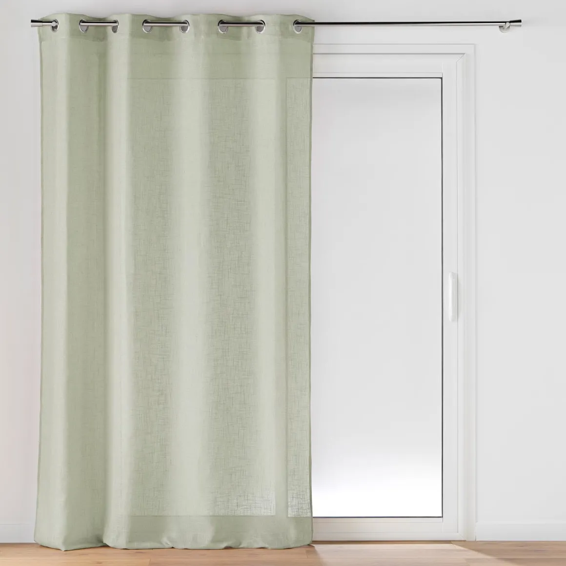 LINEA CLORIS - TENDA CON OCCHIELLI TESSUTO EFFETTO LINO 140X280 VERDE: vendita online LINEA CLORIS - TENDA CON OCCHIELLI TESSUTO EFFETTO LINO 140X280 VERDE in offerta