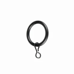 LINEA COLONIAL - SET 8 ANELLI PER TENDA IN METALLO COLORE NERO: vendita online LINEA COLONIAL - SET 8 ANELLI PER TENDA IN METALLO COLORE NERO in offerta