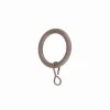 LINEA COLONIAL - SET 8 ANELLI PER TENDA IN METALLO COLORE RUGGINE: vendita online LINEA COLONIAL - SET 8 ANELLI PER TENDA IN METALLO COLORE RUGGINE in offerta