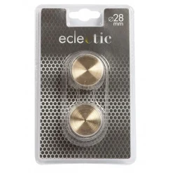LINEA ECLECTIC - SET 2 FINALI PER TENDA MOD. TAPPO COLORE BRONZO: vendita online LINEA ECLECTIC - SET 2 FINALI PER TENDA MOD. TAPPO COLORE BRONZO in offerta