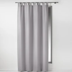 LINEA ESSENTIEL - TENDA CON PASSANTI IN POLIESTERE UNITO 140X260CM GRIGIO CHIARO: vendita online LINEA ESSENTIEL - TENDA CON PASSANTI IN POLIESTERE UNITO 140X260CM GRIGIO CHIARO in offerta