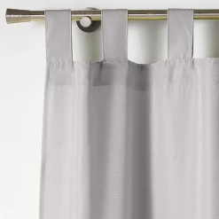 LINEA ESSENTIEL - TENDA CON PASSANTI IN POLIESTERE UNITO 140X260CM GRIGIO CHIARO: vendita online LINEA ESSENTIEL - TENDA CON PASSANTI IN POLIESTERE UNITO 140X260CM GRIGIO CHIARO in offerta