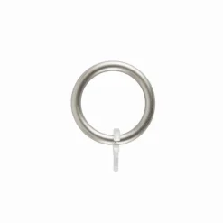 LINEA FERRO DECO - SET 6 ANELLI PER TENDA IN METALLO MOD. GANCIO COLORE CROMO SATINATO : vendita online LINEA FERRO DECO - SET 6 ANELLI PER TENDA IN METALLO MOD. GANCIO COLORE CROMO SATINATO in offerta