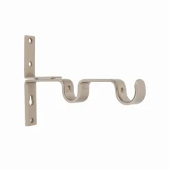 LINEA FERRO DECO - SUPPORTO PARETE DOPPIO CROMO SATINATO : vendita online LINEA FERRO DECO - SUPPORTO PARETE DOPPIO CROMO SATINATO in offerta