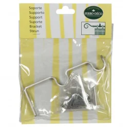 LINEA FERRO DECO - SUPPORTO PARETE DOPPIO CROMO SATINATO : vendita online LINEA FERRO DECO - SUPPORTO PARETE DOPPIO CROMO SATINATO in offerta