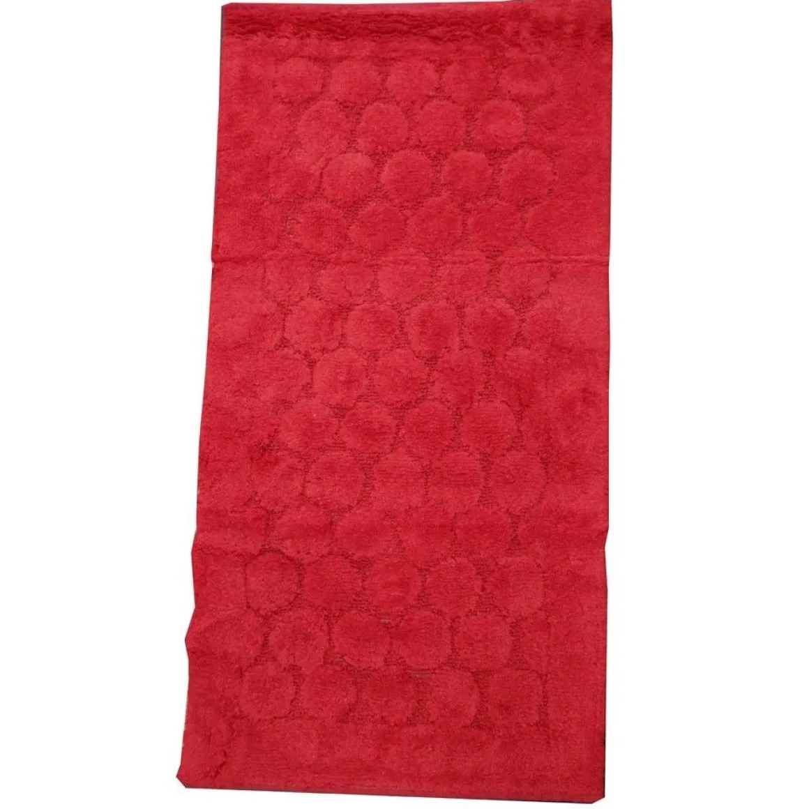 LINEA FOGLIA - TAPPETO BAGNO 70X140 CM ROSSO : vendita online LINEA FOGLIA - TAPPETO BAGNO 70X140 CM ROSSO in offerta