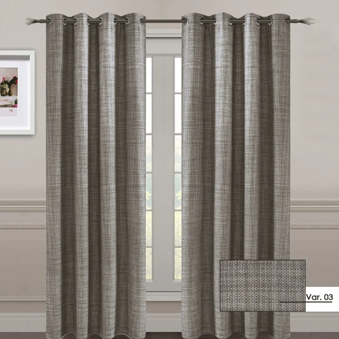 LINEA GLOOM - TENDA IN POLIESTERE 140X280 CM TORTORA: vendita online LINEA GLOOM - TENDA IN POLIESTERE 140X280 CM TORTORA in offerta
