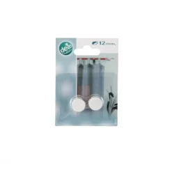 LINEA IDEAS 12 - SET 2 FINALI PER TENDA IN METALLO MOD. TAPPO COLORE BIANCO : vendita online LINEA IDEAS 12 - SET 2 FINALI PER TENDA IN METALLO MOD. TAPPO COLORE BIANCO in offerta