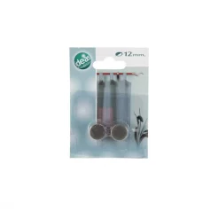 LINEA IDEAS 12 - SET 2 FINALI PER TENDA IN METALLO MOD. TAPPO COLORE CROMO SATINATO : vendita online LINEA IDEAS 12 - SET 2 FINALI PER TENDA IN METALLO MOD. TAPPO COLORE CROMO SATINATO in offerta